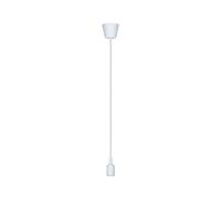 Paulmann 50383 Lampada a sospensione Neordic Ketil max. 20 Watt lampada da soffitto bianco silicone, plastica, apparecchio a sospensione E27
