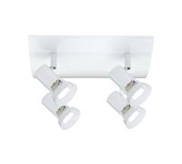 Paulmann 66705 Spot Teja 4 spot da max. 10 Watt bianco spotlight metallo lampada da soffitto GU10