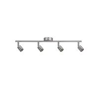 Paulmann 66746 Proiettore Carolina spot senza lampadina lampada per soffitto max. 4x10 Watt nichel opaco metallo GU10