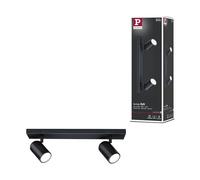 Paulmann Zyli lampada da soffitto 2x10 W nero 66775
