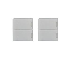 Paulmann 70489 Yourled To-Clip Connector Per Led Confezione da 2 Pezzi Strip Accessori Bianco Plastica Per Il Collegamento di Strisce Ecologiche Tagliate