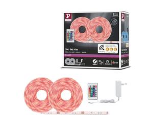 Paulmann 70535 SimpLED Strip LED Smart Home Zigbee RGB set completo 10m 26W 900lm 30LEDs/m RGB 36VA profilo per strisce luminose