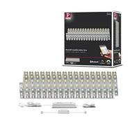 Paulmann 70565 Strip LED SmartHome MaxLED Tunable White set di base incl. 1 dimmerabile da 47 W argentato striscia luminosa LED plastica 3000K