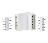 Paulmann 70615 Connettore ad angolo Plastica (L x L x A) 1.7 x 1.6 x 1.2 cm 4