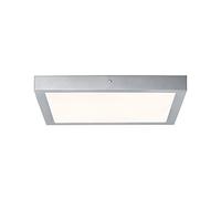 Paulmann 70651 Plafoniera/applique Lunar LED-Panel 400x400mm 21,8W 230V cromo opaco all. Integriert, 21.8 W, 40 cm x 3,9 cm x 40 cm