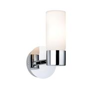 Paulmann 70839 Applique Eleon lampada da parete max. 33 Watt IP44 cromo, satinato lampada per soggiorno metallo, vetro lampada per corridoio G9