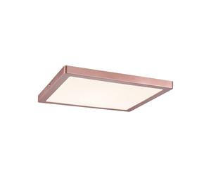 Paulmann 70873 Pannello LED Atria angolare 1 lampada da soffitto dimmerabile da 24 Watt oro rosa plafoniera plastica lampada per soggiorno 2700 K