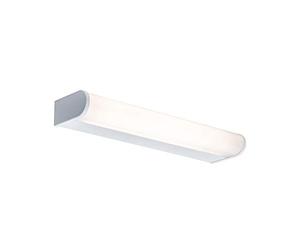 Paulmann 70878 Applique LED Arneb incl. 1 lampada da soffitto da 9 Watt IP44 bianco lampada da bagno alluminio, acrilico luce per specchio 3000 K