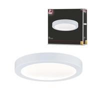 Paulmann 70899 Pannello LED Abia tondo incl. 1 plafoniera da 22 Watt bianco opaco lampada da soffitto plastica lampada per soggiorno 2700 K