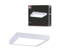 Paulmann 70900 Pannello LED Abia angolare incl. 1 plafoniera da 22 Watt bianco opaco lampada da soffitto plastica lampada per soggiorno 2700 K