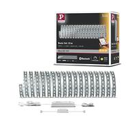 Paulmann 70907 Smarthome Maxled 500 Striscia Led Bluetooth da 10 M, 53.5 W, 2700 K, Luce Bianca Calda, Plastica, Argento
