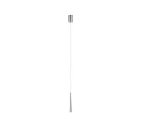 Paulmann 70929 Lampada a sospensione LED Gutta incl. 1x7 Watt lampadario alluminio spazzolato lampada per soffitto metallo bianco caldo 2700 K