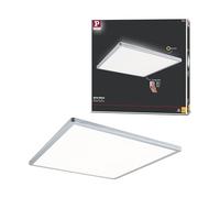 Paulmann 70995 Pannello LED Atria Shine 420 x 420 mm 3-Step-Dim quadrato incl. 1x22 W dimmerabile Bianco caldo Cromo opaco Pannello luminoso in plastica Pannello a soffitto 3000 K