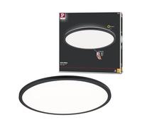 Paulmann 70999 LED Atria Shine 420 mm 3 step DIM, rotondo, incl. 1x22W Dimmerabile Bianco Caldo Nero Luce Plastica Pannello Soffitto 3000K, Ø 420mm