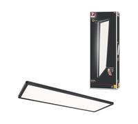 Paulmann Atria Shine Lampada da soffitto LED quadrato, nero opaco - 58 x 20 cm - 3.000 K - dimmerabile a passi