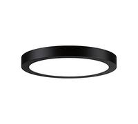 Paulmann 71025 LED Abia 300 mm tondo luce diurna nero luminoso plastica pannello da soffitto 4000 K 22 W, Ø 300mm