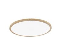 Paulmann 71034 Pannello LED Atria Shine plafoniera con Backlight rotondo IP44 22W 2300lm 420 mm effetto legno plastica 4000K lampada per il bagno