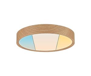 Paulmann 71085 Plafoniera Selection Bathroom LED Tega IP44 White Switch 1200lm 230V 22,5W effetto legno lampada per il bagno