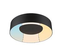 Paulmann Casca Lampada da soffitto LED, nero - 30 cm