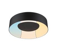 Paulmann Casca Lampada da soffitto LED, nero - 30 cm