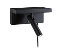 Paulmann 71107 - Lampada a LED 3-Step-Dim Jerik USB C 3000 K, 160 lm, 230 V, 2,4 W, dimmerabile, colore: Nero opaco