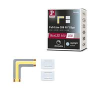 Paulmann 71126 MaxLED 500 Strip LED Full-Line COB Edge 0,3W 1000lm/m 800LEDs/m dimmerabile 0m argentato plastica 6500K fascia LED ampliabile