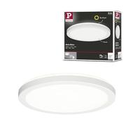 Paulmann 71183 Plafoniera Atria Shine IP44 con Sensore 11,2 W 4000 K 190 mm Materiale plastico Bianco