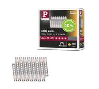 Paulmann 71244 MaxLED 1000 Striscia LED Bianco Caldo Singola Striscia 2,5m 18W 1100lm/m 128 LED/m 2700K