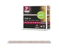 Paulmann 71245 MaxLED 1000 Striscia LED Bianco Caldo Singola Striscia 1m 7,2W 1100lm/m 128 LED/m 2700K