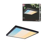 Paulmann 71256 - Pannello LED Atria Shine IP44, rettangolare, 15,7 W, 2100 lm, 3000-6500K, colore: Nero
