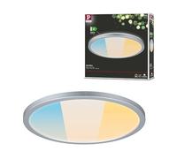 Paulmann 71274 - Pannello LED Atria Shine IP44, rotondo, 298 mm, 14,8 W, 2250 lm, 3000-6500 K, cromato opaco