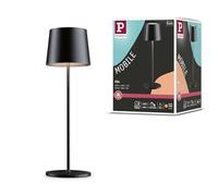 PLM 76996 - Lampada a batteria Gilo, IP44, dimmerabile, 2700 K, nero opaco