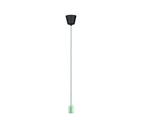 Paulmann 78428 Sospensione a soffitto Neordic Ketil senza lampadina max. 60 Watt lampada a sospensione verde chiaro, nero silicone, plastica E27