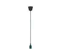 Paulmann 78429 Sospensione a soffitto Neordic Ketil senza lampadina max. 60 Watt lampada a sospensione verde, nero silicone, plastica E27