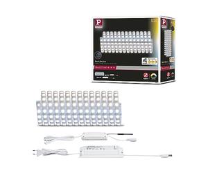 Paulmann 78873 Strip LED MaxLED 500 set base Smart Home Zigbee Tunable White 5m IP44 26W 230/24V 2750lm argentato LED protezione dagli spruzzi d’acqua