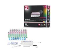 Paulmann 78884 Strip LED MaxLED 500 Set di Base Smart Home Zigbee IP44 3m incl. 1x23 W dimmerabile RGBW Comando dei Colori 3000K 27 W, Argento