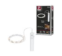 Paulmann 78899 - Striscia LED a batteria, con sensore di movimento, 1 m, 2 W, 156 lm/m, 3000 K, colore: Bianco