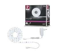 Paulmann 78975 Simpled Set 5 M Led Stripe 17W Striscia di Luce 6500K Luce Bianca di urna Nastro Rivestito In Metallo, Plastica, Bianco