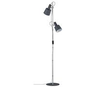 Paulmann 796.9 Elegante E Pratica Lampada da Terra 2 Luci Orientabili Per Lampadine Led E14 230 V. Altezza 1,52 M