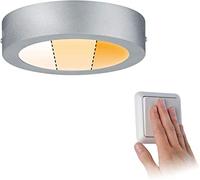 Paulmann 79789 Pannello LED Carpo tondo incl. 1x10,2 Watt dimmerabile cromo opaco lampada da soffitto metallo 2300 K