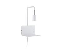 Paulmann 79812 Lampada da lettura a parete Calvani max. 40 Watt luce da lettura a parete bianco metallo illuminazione a parete E27