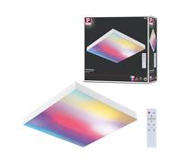 Paulmann 79904 Pannello LED Velora Rainbow angolare incl. 1x13,2 W dimmerabile dynamicRGBW controllo colore Bianco metallo Plafoniera 3000 K