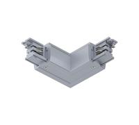 Paulmann 91370 Sistema a binario ProRail3 Connettore a L all'esterno 101x101 mm max. 3.680 W Argento Sistemi su binari Binario a soffitto Metallo, materiale plastico