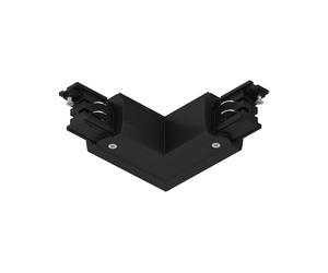 Paulmann 91374, Sistema ProRail3, connettore a L, Esterno 101 x 101 mm, Max. Binario da soffitto Nero, 3.680 W, in Metallo, plastica