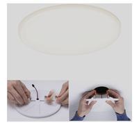 Paulmann 92389 EB Panel Veluna VariFit Lampada LED da incasso 17 W Satinato
