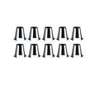 Paulmann 92401 Accessori distanziale per lampade da incasso set da 10 62-90mm nero plastica