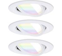 Paulmann 92433 Plafoniera LED, Lampada LED da incasso 6 W Bianco opaco