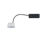 Paulmann 92471 Nova LED Modulo da incasso Coin Reflector rotondo 50 mm 6,3 W 430 lm 230 V 2700 K Satinato dimmerabile Faretto da soffitto in materiale plastico