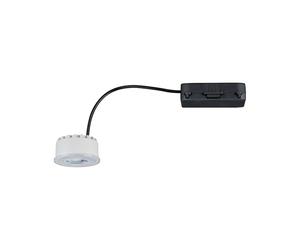 Paulmann 92471 Nova LED Modulo da incasso Coin Reflector rotondo 50 mm 6,3 W 430 lm 230 V 2700 K Satinato dimmerabile Faretto da soffitto in materiale plastico