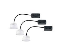 PLM 92472 - Lampada da incasso Choose Coin, 3x6 W, 2700 K, bianca